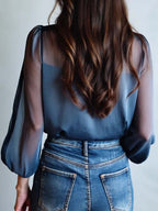 Floral Boho Blouse with Lightweight Breathable Fabric