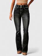 Slim Fit Trousers with Zip Detail
