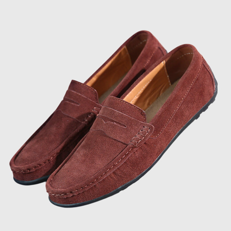 Cushioned Slip-On Loafers with Bold Colour Options