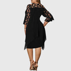 Snygg klänning med avslappnad, klädsam silhuett