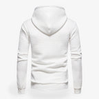 Mjuk fleecehoodie med känguruficka och justerbar huva