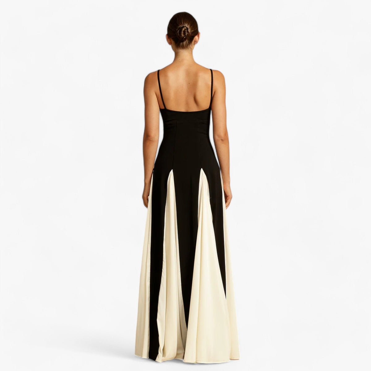 Spaghetti Strap Maxi Dress with Sweetheart Neckline