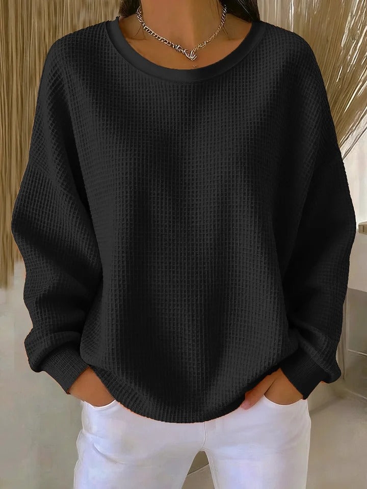 Minimalist Sweatshirt with Relaxed Fit