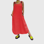 Striped Summer Dress with Relaxed Flowing Fit