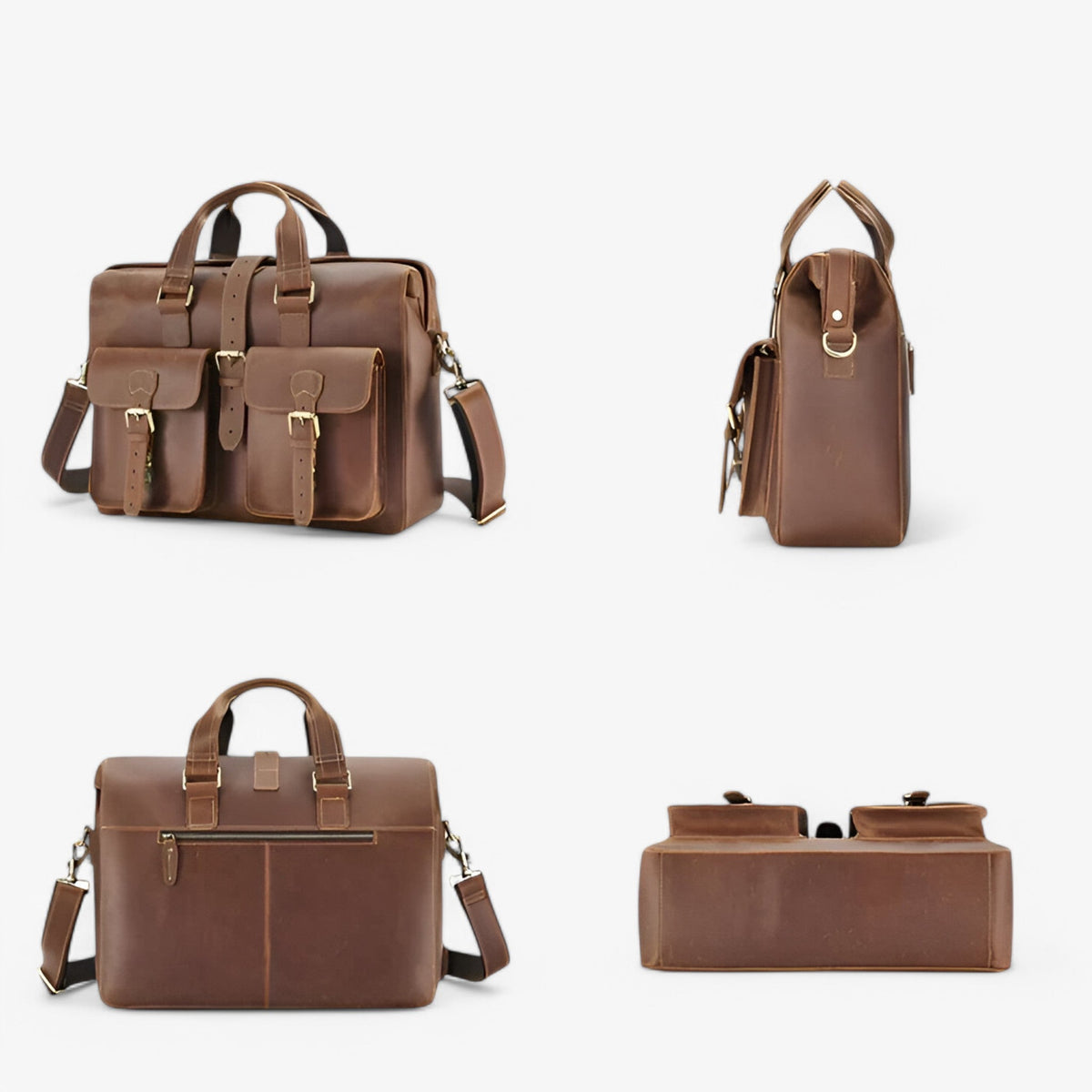 Structured Briefcase with Laptop Compartment