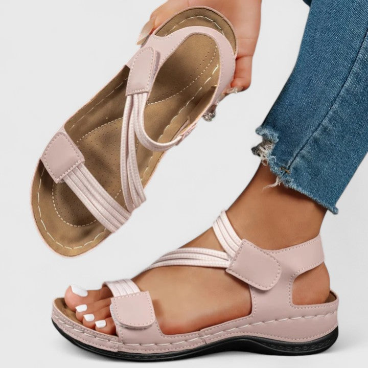 Formsydda sandaler med anatomiskt stöd