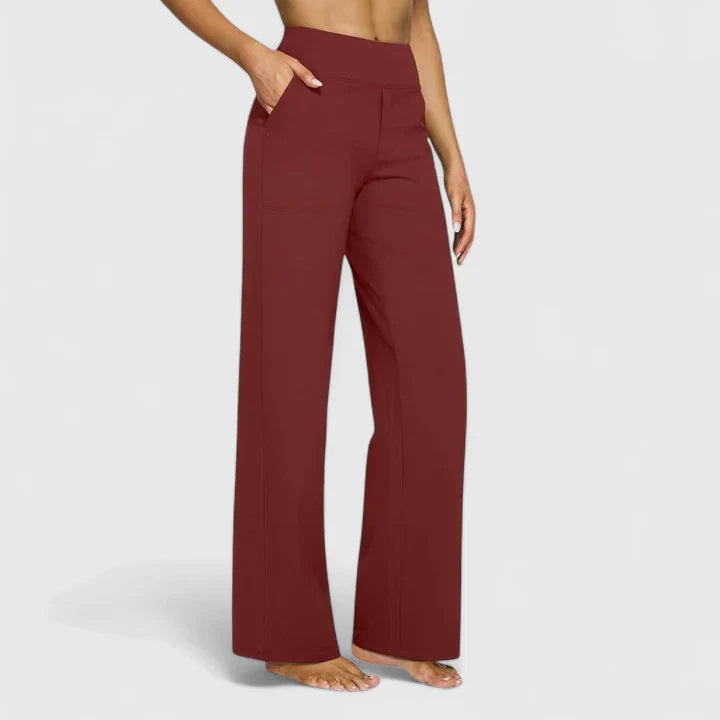 Lightweight Breathable Trousers with Elegant Line
