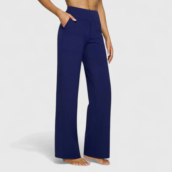 Lightweight Breathable Trousers with Elegant Line