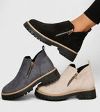 Botines con plantilla anatómica de sujeción