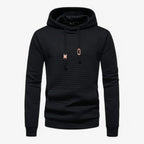 Mjuk fleecehoodie med känguruficka och justerbar huva