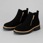 Botines con cremallera lateral y plantilla acolchada