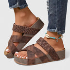 Shaped Sole Sandals with Slip-Resistant Grip