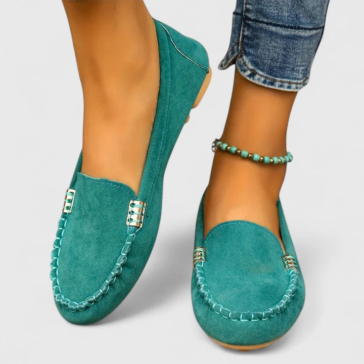 Slip in-loafers med sofistikerad finish