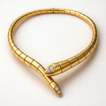 Serpent Pendant Necklace with Bold Coiled Design and Striking Look