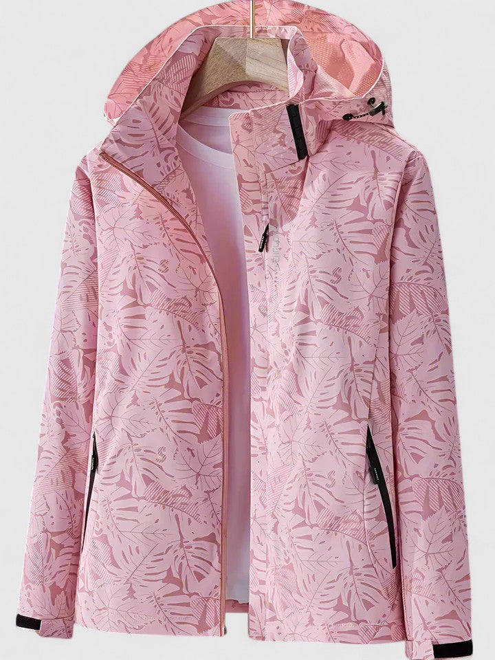 Lightweight Hooded Jacket with Zip Front