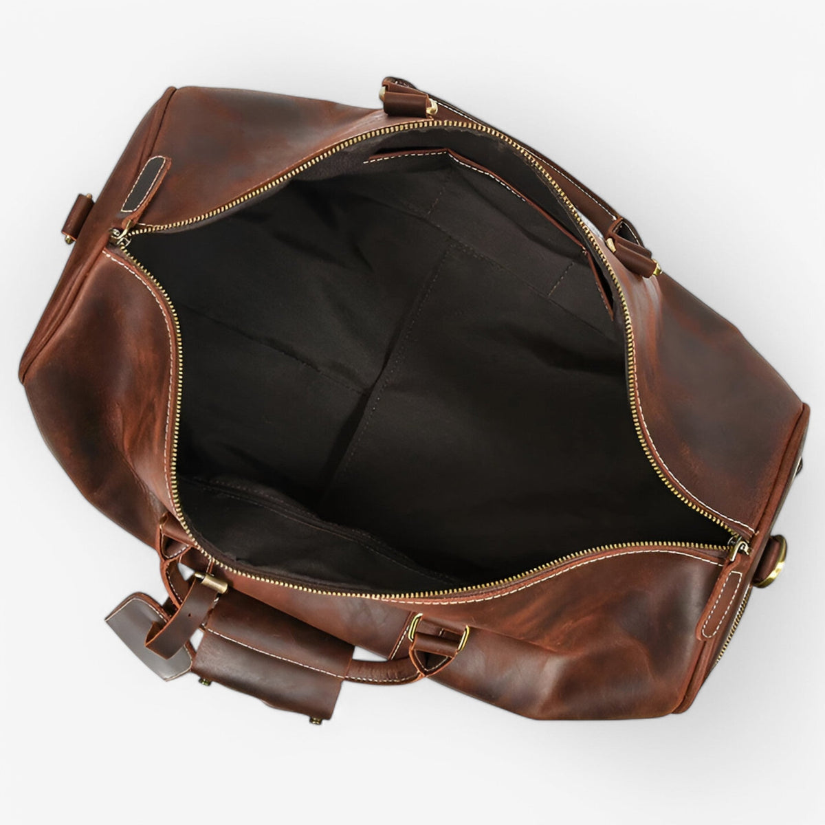 Structured Travel Bag with Adjustable Shoulder Strap