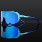Windproof wraparound polarised sunglasses for cycling
