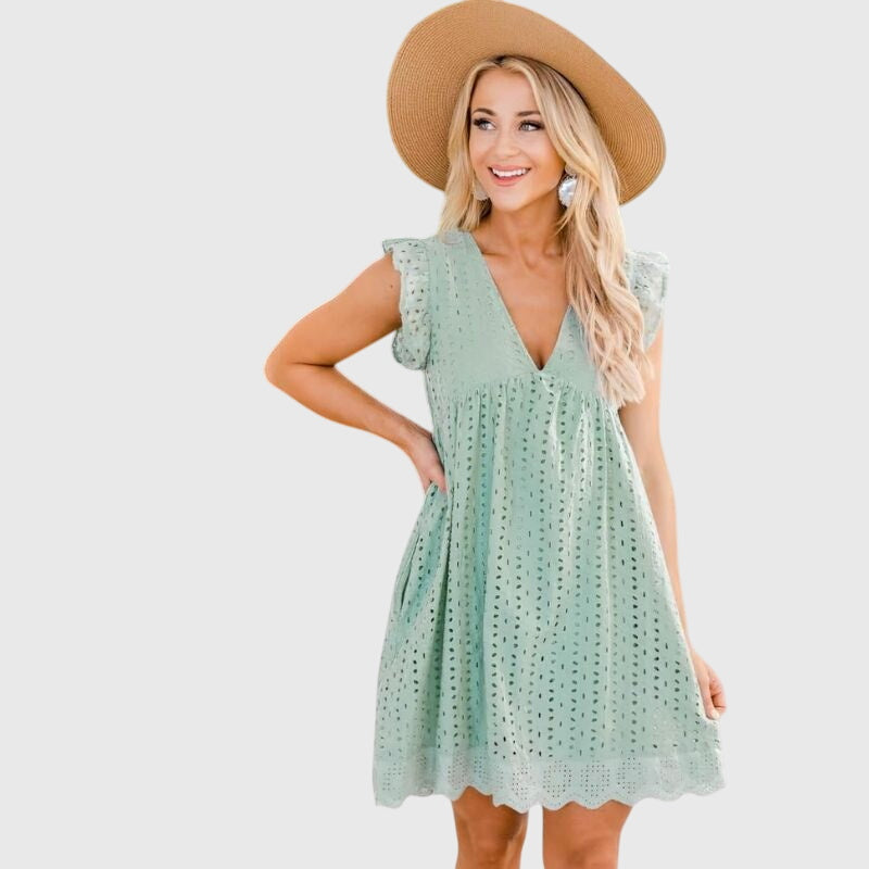 Summer Dress with Concealed Built-In Pockets