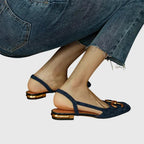Buckle Fastening Sandals with Contoured Footbed