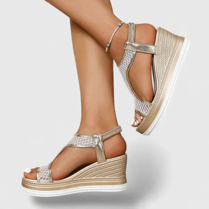 Sandalias con acolchado de gel y plantilla anatómica