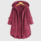 Hooded Fleece Jacket with Soft Warm Handle