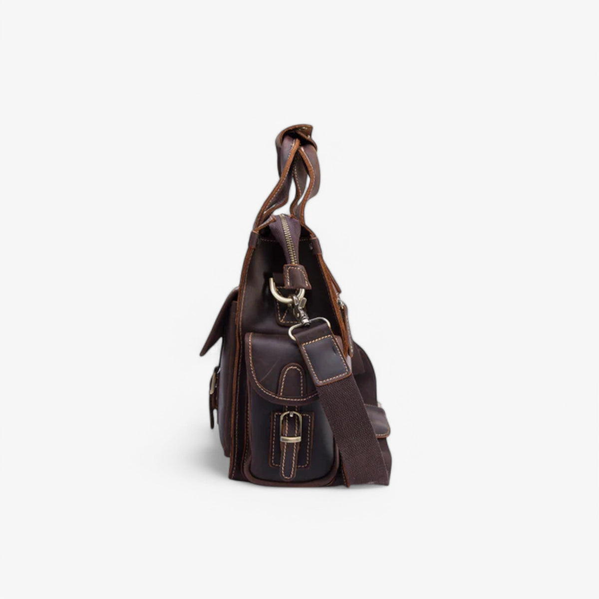 Vintage briefcase for work and travel