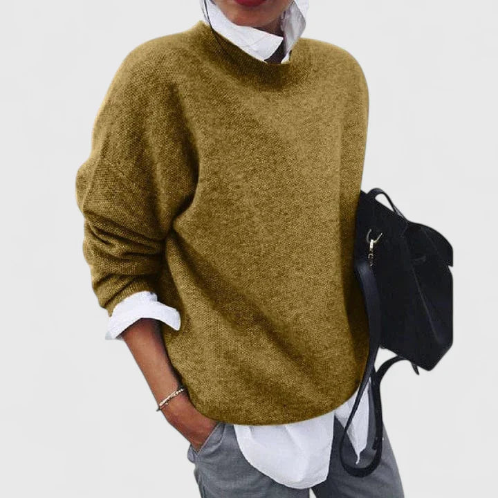 Long Sleeve Jumper with Loose Relaxed Fit