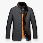 Classic Collared Insulated Jacket for Everyday Wear