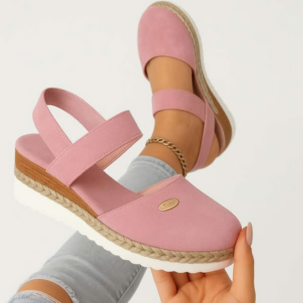 Sandaler som andas med dämpad innersula