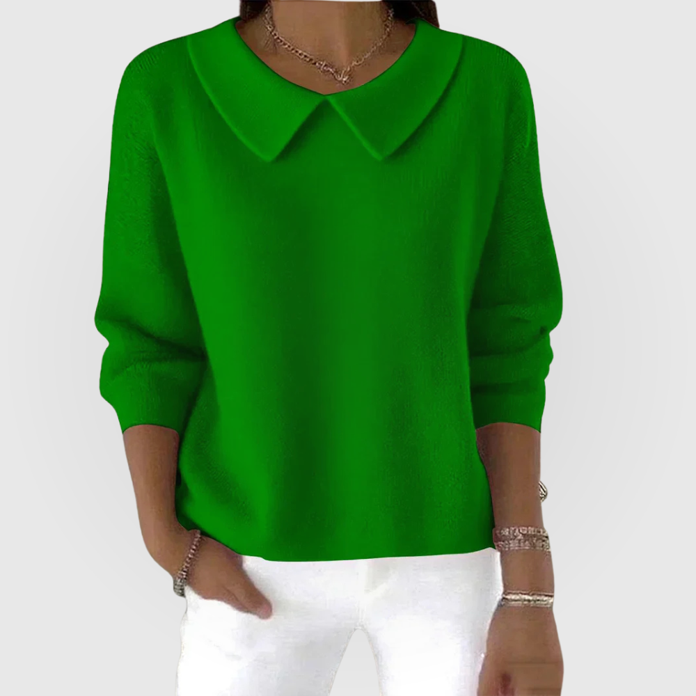 Classic Jumper with Relaxed Draping Fit