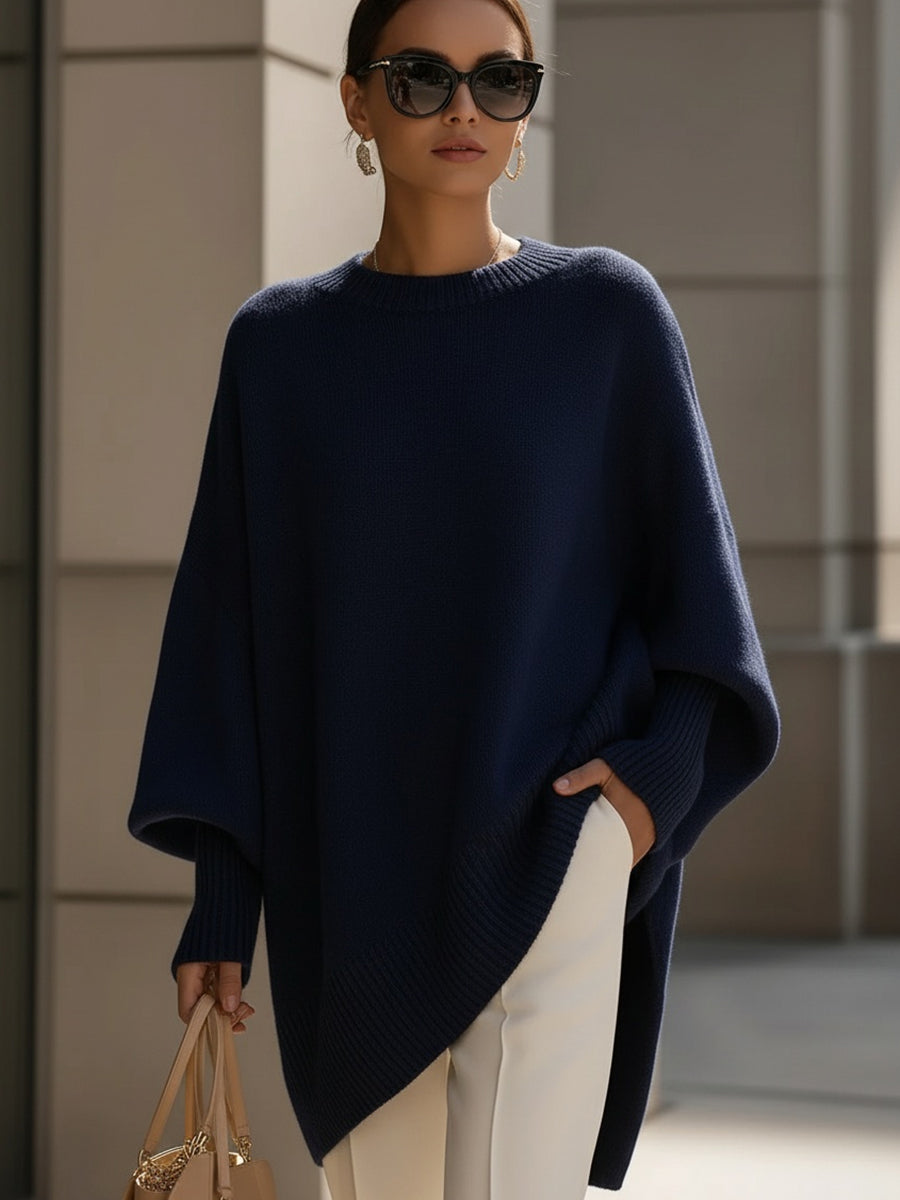 Long Sleeve Jumper with Graceful Drape