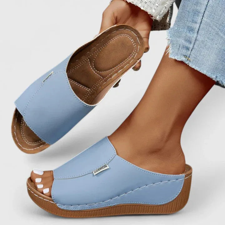 Shock Absorbing Sandals with Breathable Upper