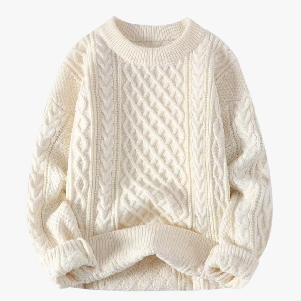 Jersey de lana de punto fino y suave para superponer a diario