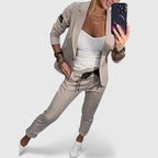 Blazer Two Piece Set with Soft Silhouette