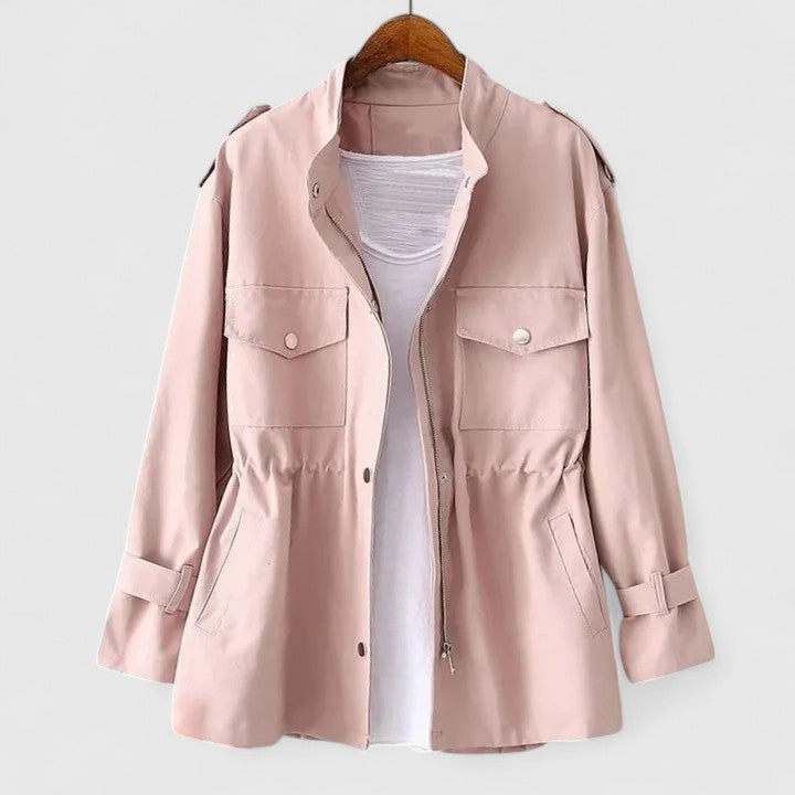 Double-Breasted Overcoat with Structured Tailoring