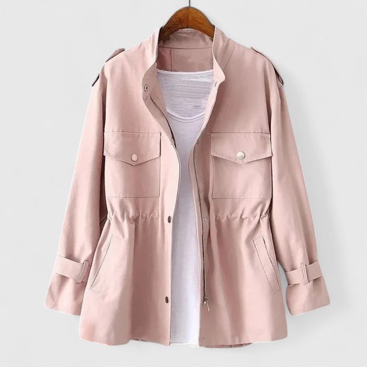 Double-Breasted Overcoat with Structured Tailoring