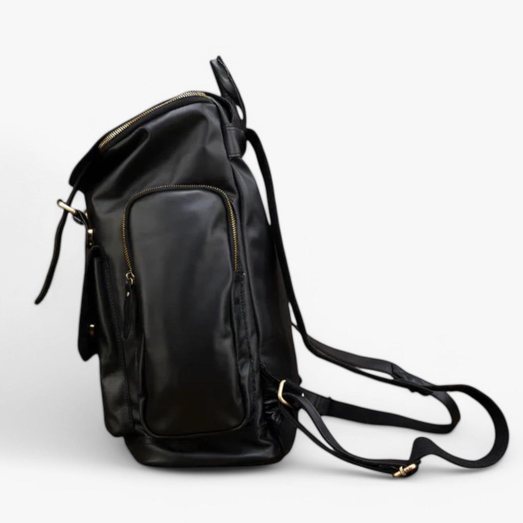 Structured work bag with a padded laptop compartment