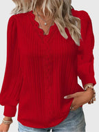 Pullover Blouse with Clean Classic Line