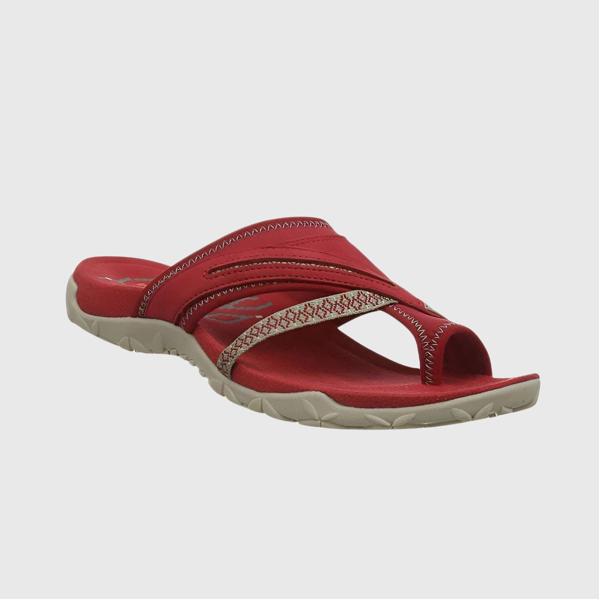 Contoured Sandals with Adjustable Straps and Durable Sole