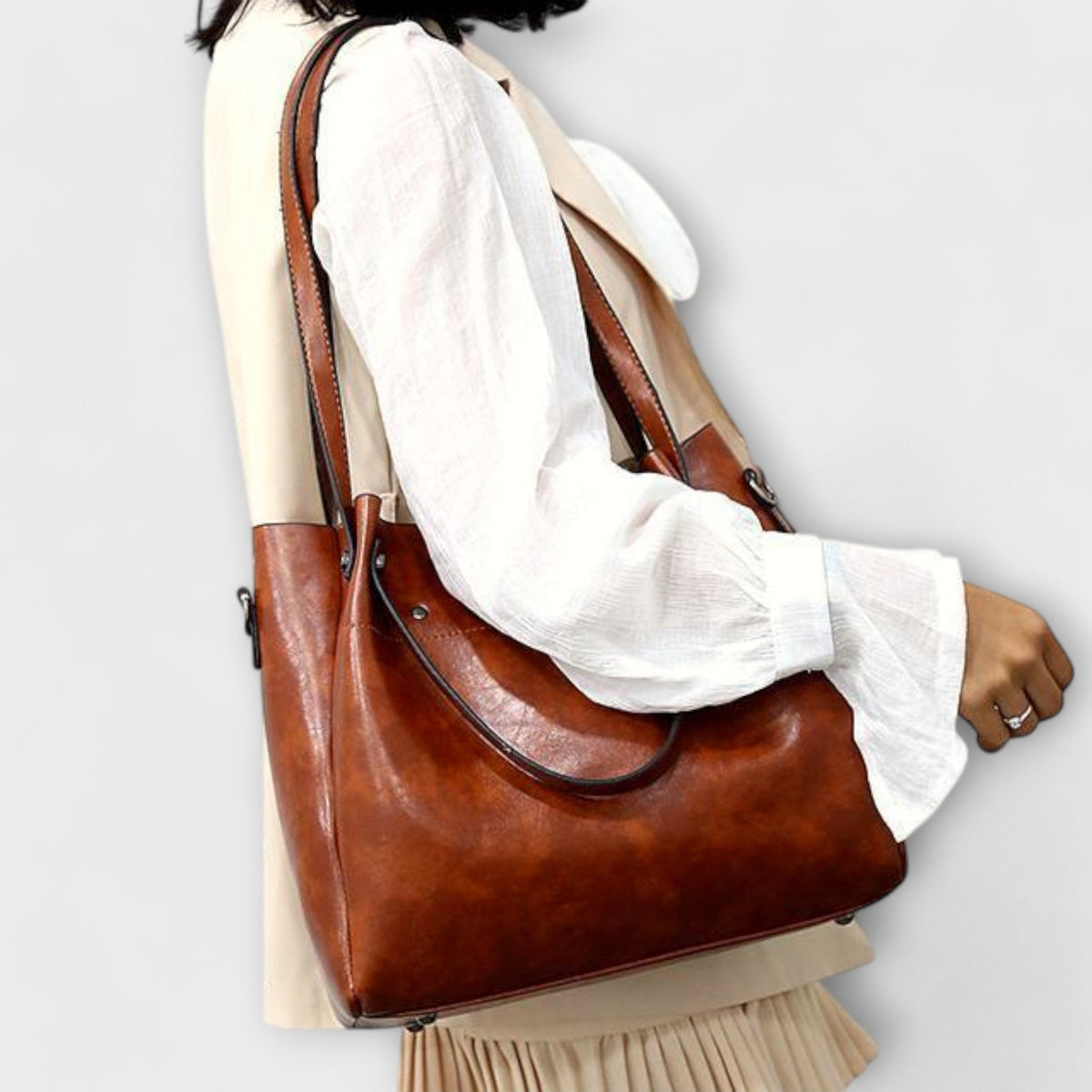 Conjunto de cuatro bolsos de estilo vintage