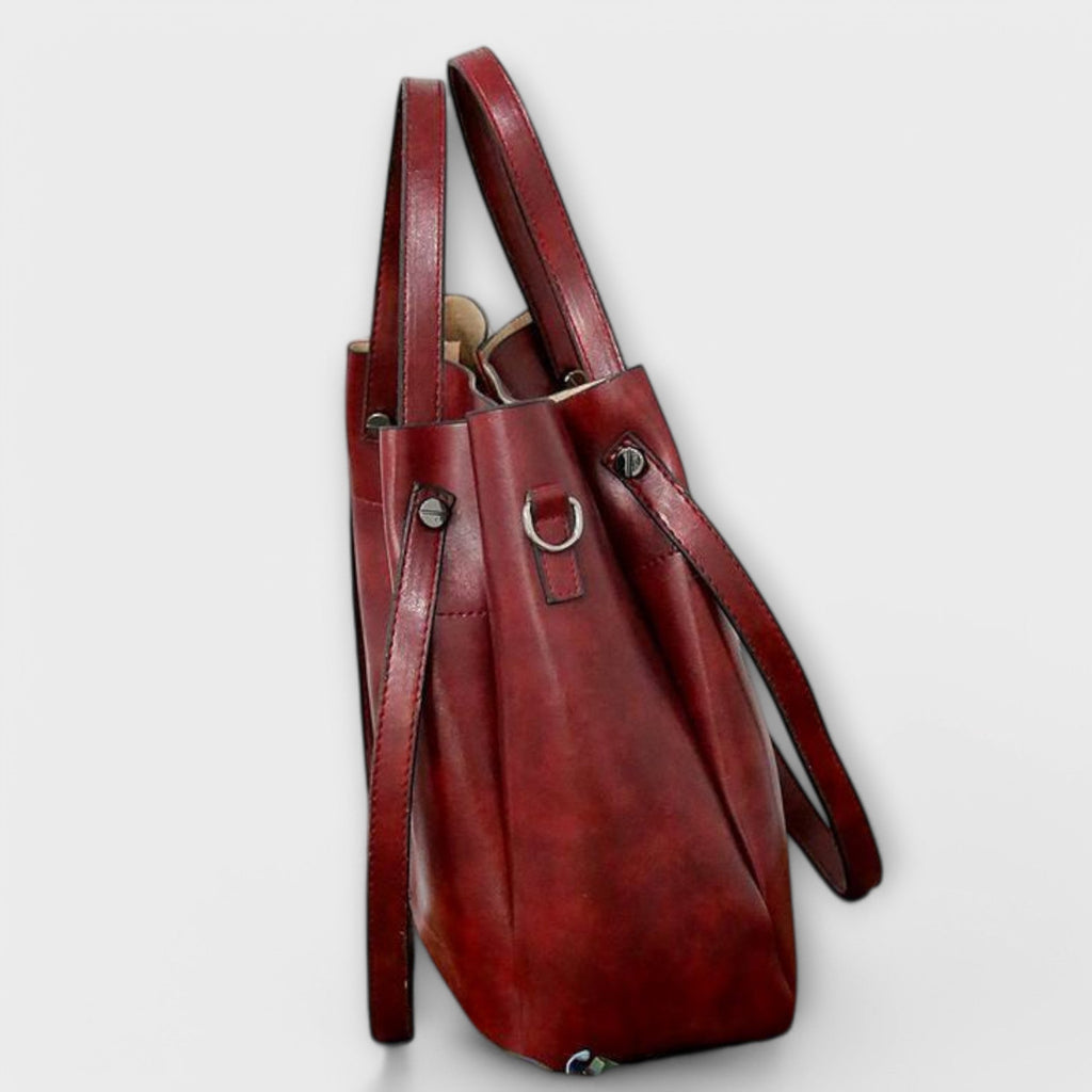 Fyrdelat väskset i vintagestil