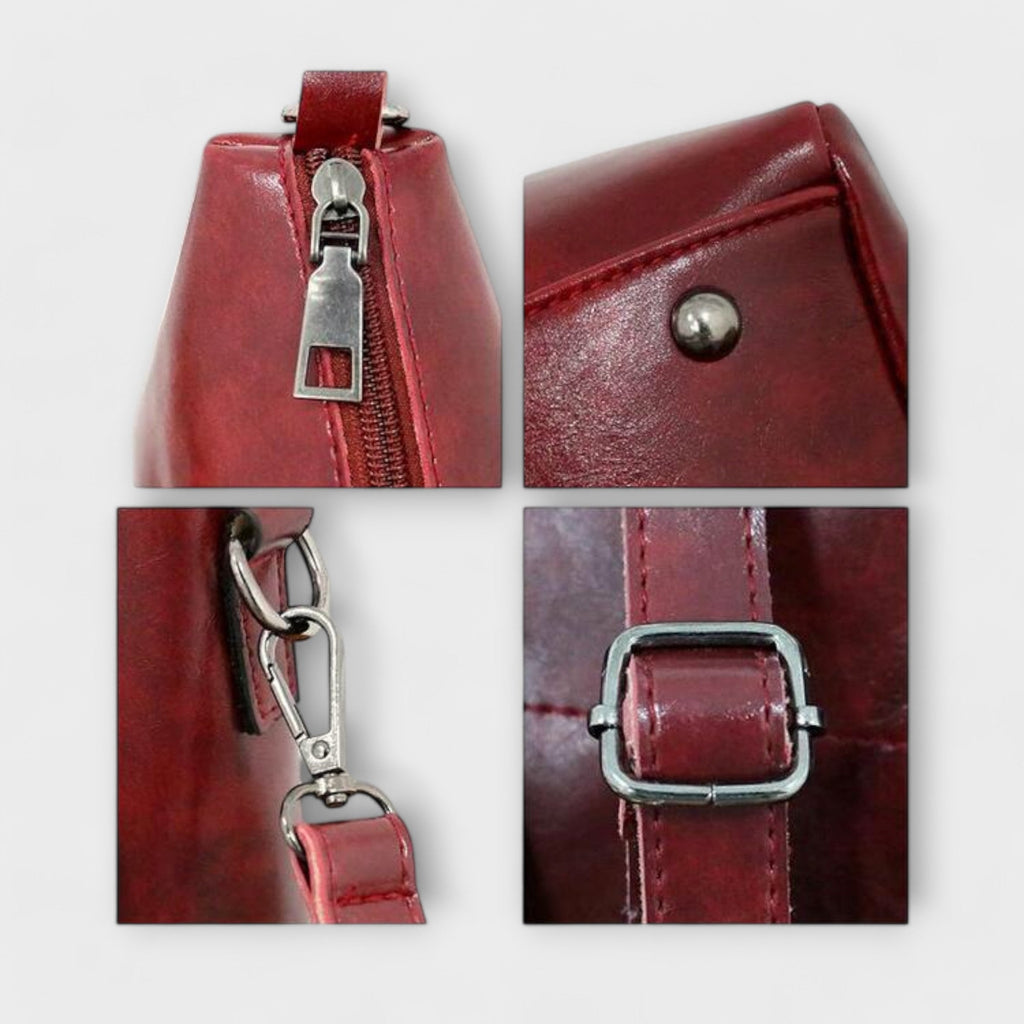 Fyrdelat väskset i vintagestil