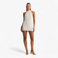 Timeless Classic White Mini Dress for Any Occasion