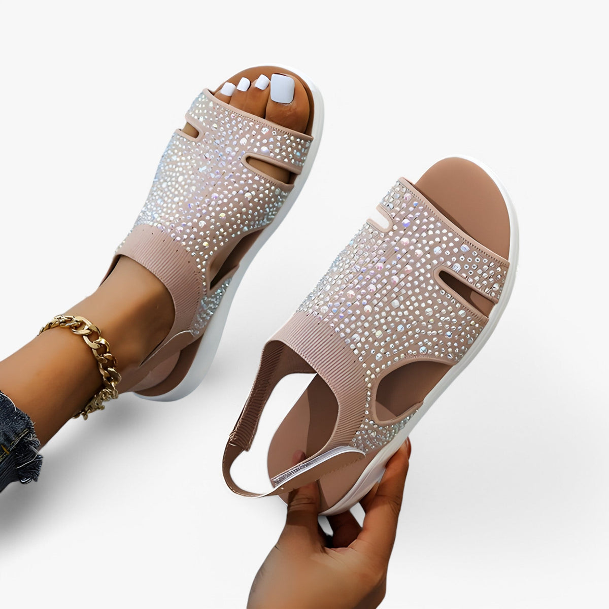 Orthopaedic Sandals with Adjustable Strap and Ergonomic Support