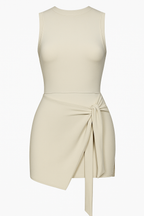 Sports Dress with Wrap Skirt, Built-In Shorts and Stretch Fabric