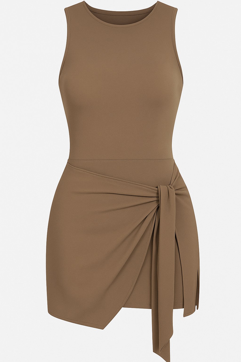 Sports Dress with Wrap Skirt, Built-In Shorts and Stretch Fabric
