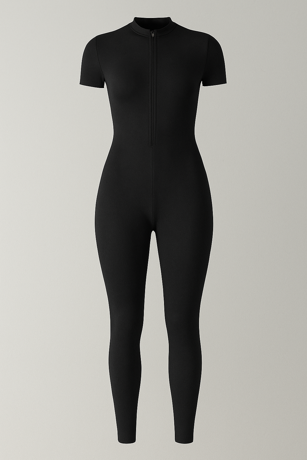 Mono elástico con cremallera delantera para entrenar y hacer yoga