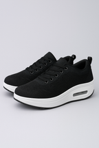 Women's Mesh Trainers with Block Heel Support