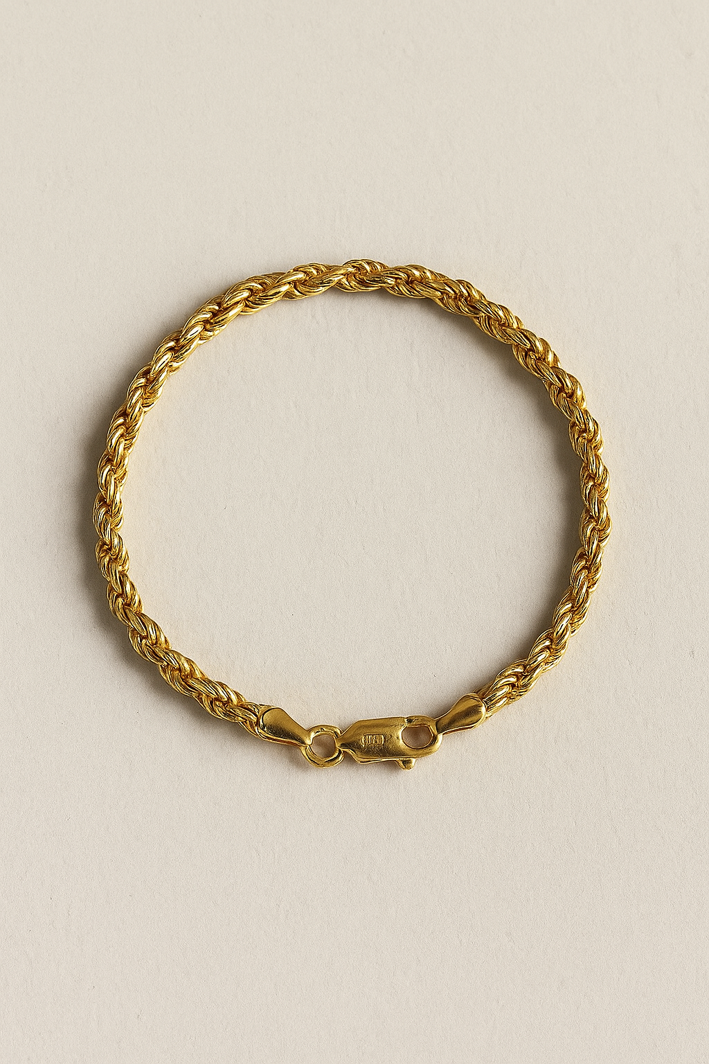Pulsera de eslabones tipo serpiente con trenzado artesanal en dorado o plateado