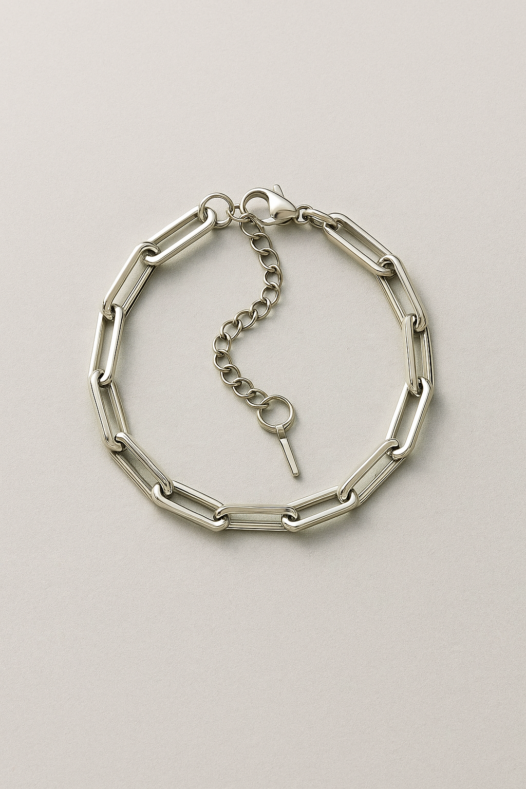 Minimalist Stainless Steel Chain Bracelet